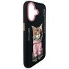 Etui Nimmy Glasses Cool Cat do iPhone 17 czarny